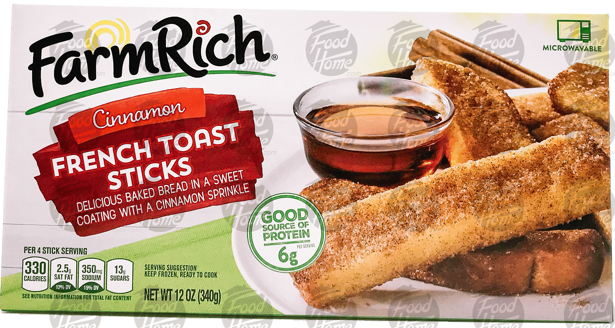 Farm Rich  cinnamon french toast sticks, frozen box Full-Size Picture